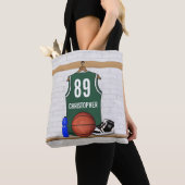 Personalisiertes Basketball Jersey Tasche Geschenk (Von Nahem)