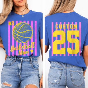 Personalisiertes Basketball-Mama-T-Shirt für den S T-Shirt