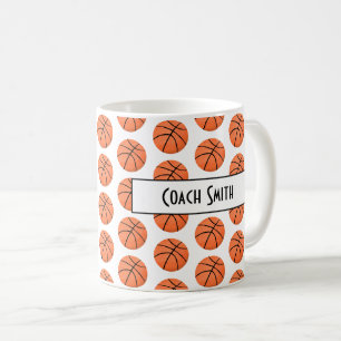 Personalisiertes Basketball-Musterwagen-Geschenk Kaffeetasse