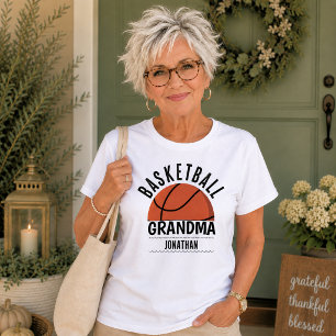 Personalisiertes Basketball-Oma-T-Shirt T-Shirt