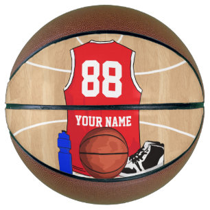 Personalisiertes Basketball-Shirt vor Gericht Basketball