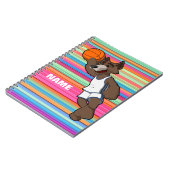 Personalisiertes Basketball SpiralNotebook Notizblock (Linke Seite)