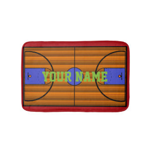 PERSONALISIERTES BASKETBALL-THEMA kleine Bad-Matte Badematte
