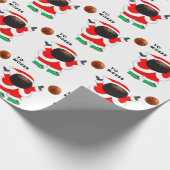 personalisiertes Basketball Weihnachten Geschenkpapier (Ecke)
