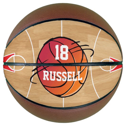 Personalisiertes Basketballdesign Basketball (Vorderseite)