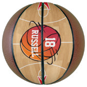 Personalisiertes Basketballdesign Basketball (Vertikal)