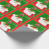 Personalisiertes Basketballgeschenk Geschenkpapier (Ecke)