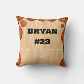 Personalisiertes Basketballkissen Kissen (Vorderseite)