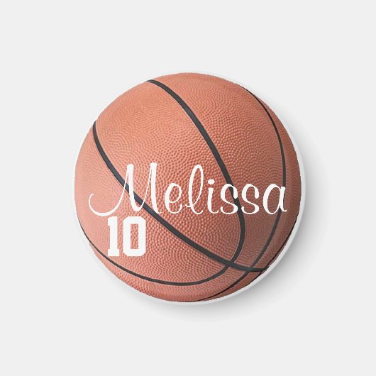 Personalisiertes Basketballmagnet Magnet (Vorne)