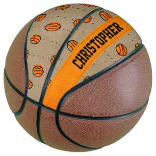 Personalisiertes Basketballmuster Basketball