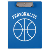 Personalisiertes Basketballsportzubehör Klemmbrett (Vorderseite)