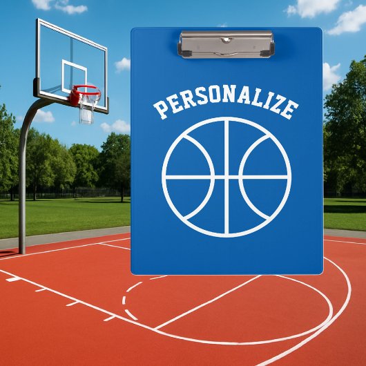 Personalisiertes Basketballsportzubehör Klemmbrett