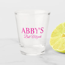 Personalisiertes Bat Mitzvah Shot Glass
