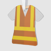 Personalisiertes Bau-Auftragnehmer-Weihnachten Ornament (Vorderseite)