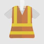 Personalisiertes Bau-Auftragnehmer-Weihnachten Ornament (Vorderseite)