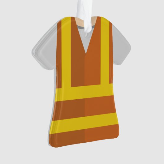 Personalisiertes Bau-Auftragnehmer-Weihnachten Ornament (Vorderseite)