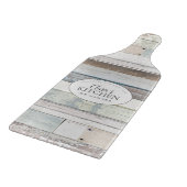 Personalisiertes Bauernhaus Shiplap Rustikale Küch Schneidebrett (Ecke)