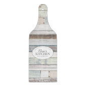 Personalisiertes Bauernhaus Shiplap Rustikale Küch Schneidebrett (Vorderseite)