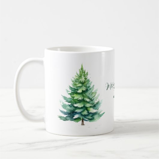 Personalisiertes Baumfestival Kaffeetasse (Links)