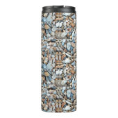 Personalisiertes Baumuster aus Pebble Stone Thermosbecher (Rückseite)