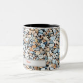 Personalisiertes Baumuster aus Pebble Stone Zweifarbige Tasse (VorderseiteRechts)