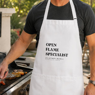 Personalisiertes BBQ-Geschenk für Papa, Ehemann zu Schürze