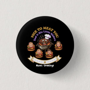 Personalisiertes BBQ-Grillmeister-Geschenk Nice To Button