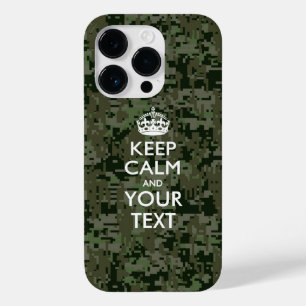 Personalisiertes BE RUHIG UND Ihr Text Case-Mate iPhone 14 Pro Hülle