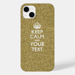 Personalisiertes BE RUHIG UND Ihr Text Case-Mate iPhone 14 Plus Hülle