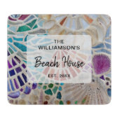 Personalisiertes Beach House Schneidebrett (Vorderseite)