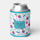 Personalisiertes Beach-Party Dosenkühler (Kanne Vorderseite)