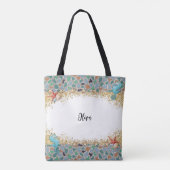 Personalisiertes Beach Sea Life Glas Themengrenze Tasche (Rückseite)