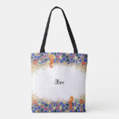 Personalisiertes Beach Sea Life Glas Themengrenze Tasche (Rückseite)