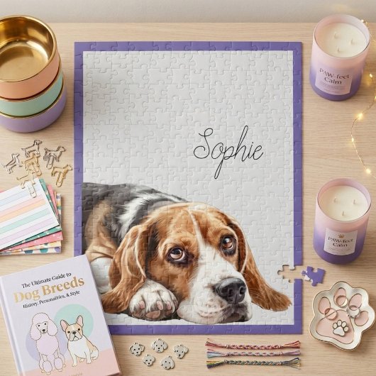 Personalisiertes Beagle-Puzzle Puzzle