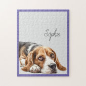 Personalisiertes Beagle-Puzzle Puzzle (Vertikal)