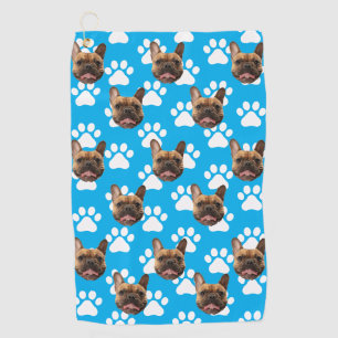 Personalisiertes Begleiter-Foto-Gesichtsgeschenk f Golfhandtuch