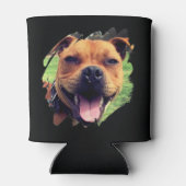 Personalisiertes Begleiter Foto Stubby Holder Can  Dosenkühler (Rückseite)