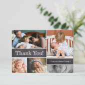 Personalisiertes Begrüßungsjunges Vielen Dank für  Einladung (Stehend Vorderseite)