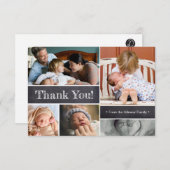 Personalisiertes Begrüßungsjunges Vielen Dank für  Einladung (Vorne/Hinten)