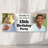 Personalisiertes Begrüßungszeichen 15. Geburtstag Banner
