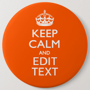 Personalisiertes BEHALT DEN MUT UND Text bearbeite Button