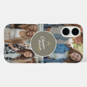 Personalisiertes Beifall für Freunde 4 FotoCollage Case-Mate iPhone Hülle (Rückseite (Horizontal))