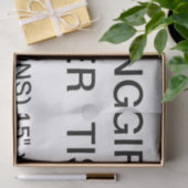 Personalisiertes Beigenzpapier für Geschenke Seidenpapier (Geschenk)