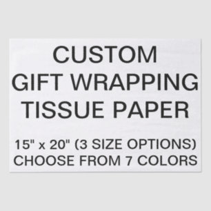 Personalisiertes Beigenzpapier für Geschenke Seidenpapier