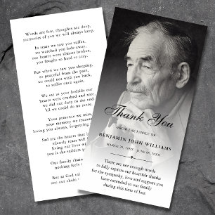 Personalisiertes Beileid für benutzerdefiniertes F Dankeskarte