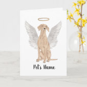 Personalisiertes Beileid-Memorial Karte (Gelbe Blume)