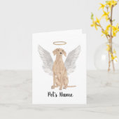 Personalisiertes Beileid-Memorial Karte (Gelbe Blume)