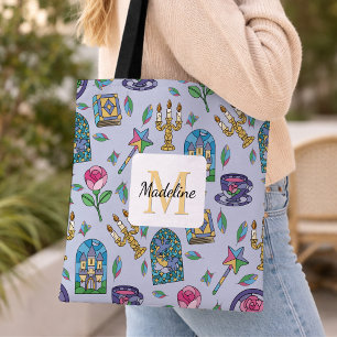 Personalisiertes Belle und Biest Buch Mädchen Tasche
