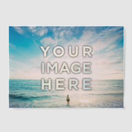 Personalisiertes benutzerdefiniertes 2 Foto Pergament Einladungen