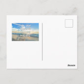 Personalisiertes benutzerdefiniertes 2 Foto Postkarte (Rückseite)